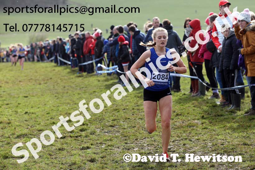 Womens under-17s 2019 British Athletics Inter Counties Cross Country, Prestwood Hall, Loughborough. Photo:  David T. Hewitson/Sports for All Pics
